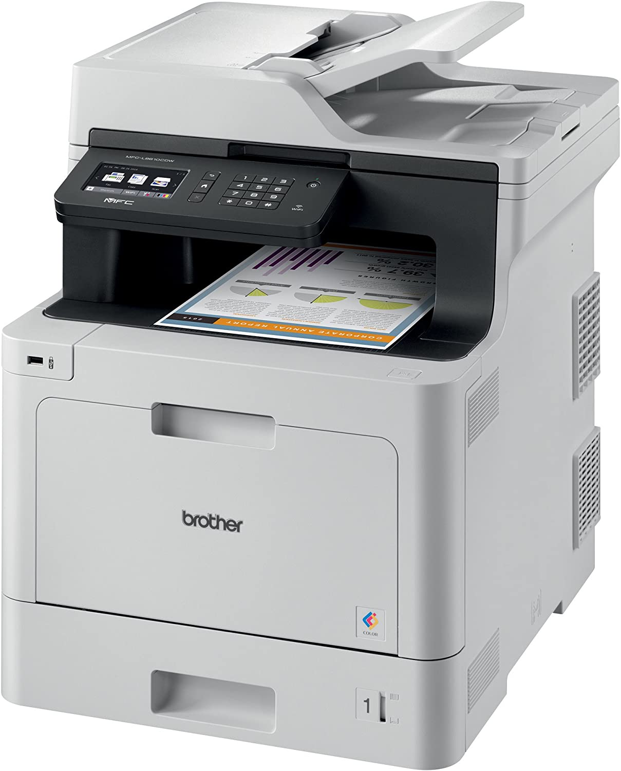 Brother Color Laser, Multifunction, All-in-One Printer, MFC-L8610CDW, Wireless Networking, Automatic Duplex Printing, Mobile Printing and Scanning,  Dash Replenishment Ready - Image 8